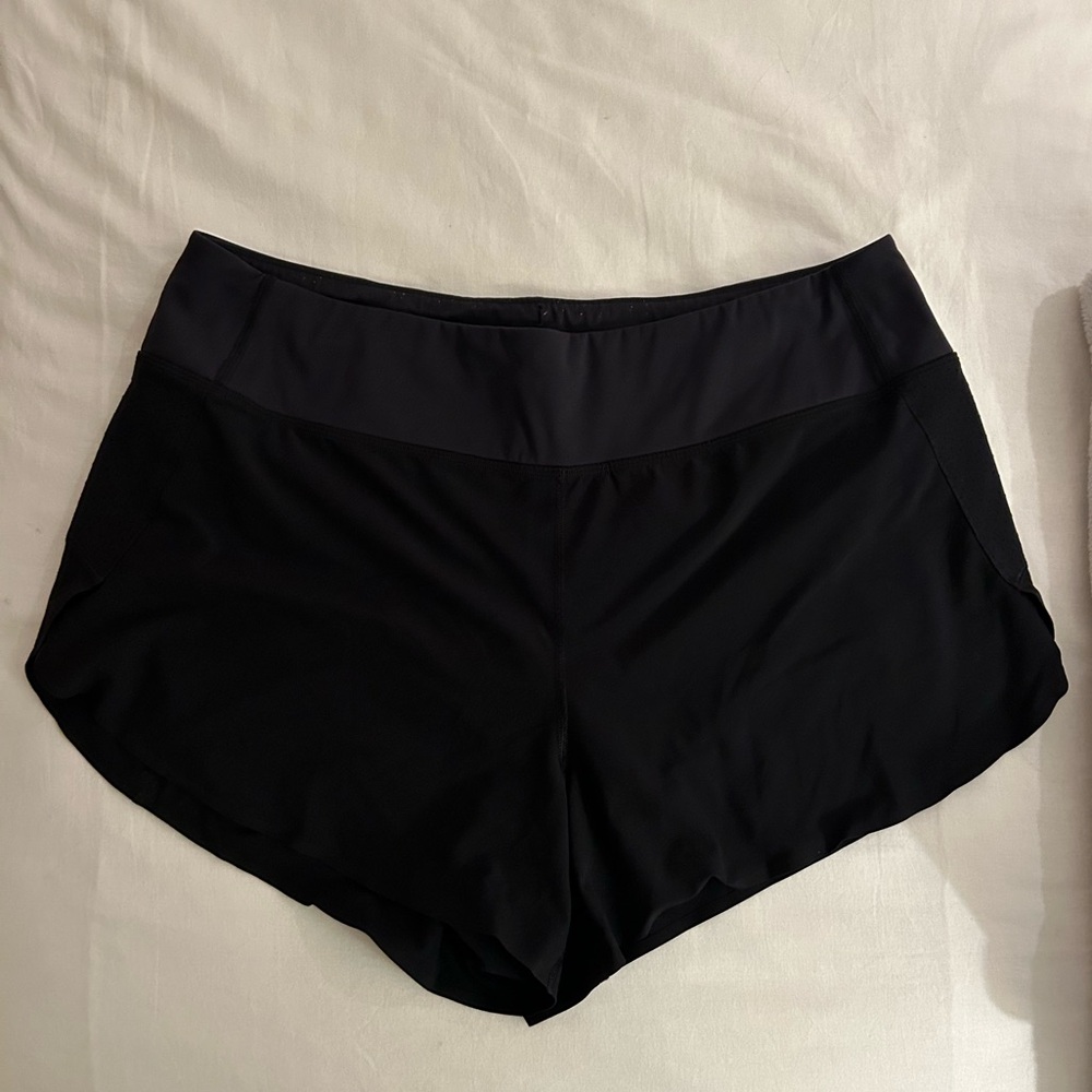 Athleta “Run with it” 3.5” Black Athletic Shorts